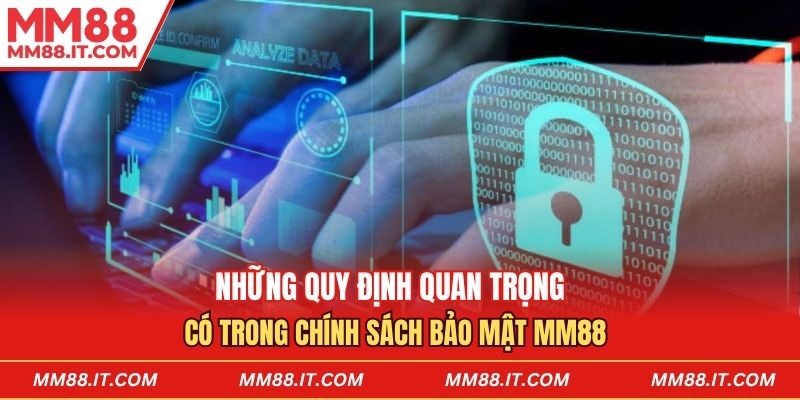 Những quy định quan trọng có trong chính sách bảo mật mm88